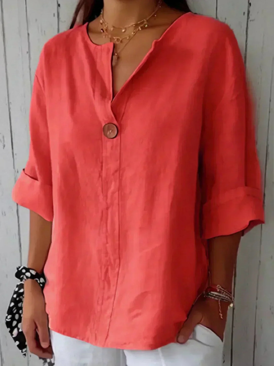 Naomi - Casual V-neck Blouse