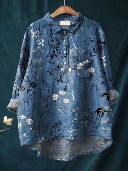 Donna™ | Tummy covering floral shirt