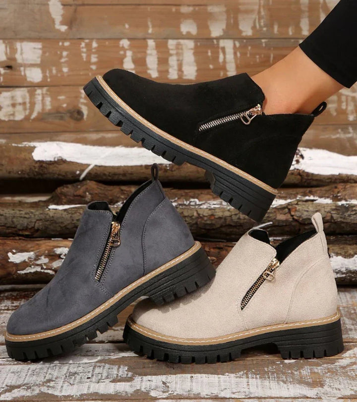 Alessia -Premium Leather Ankle Boots