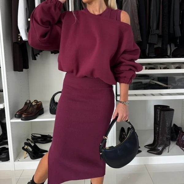 Velorie™ | Sweatshirt & Dress Set