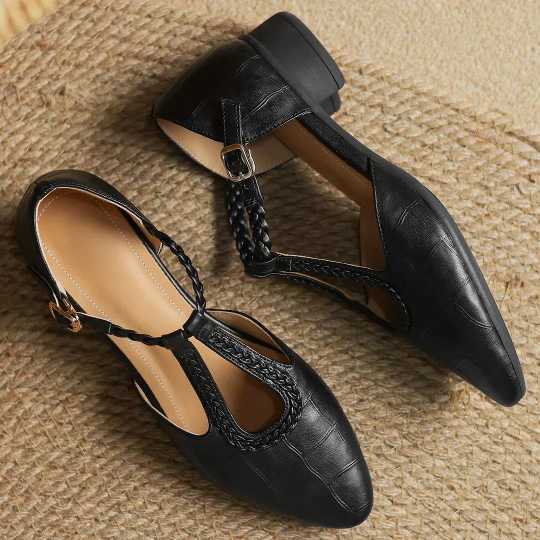 Mary Janes Leather Shoes