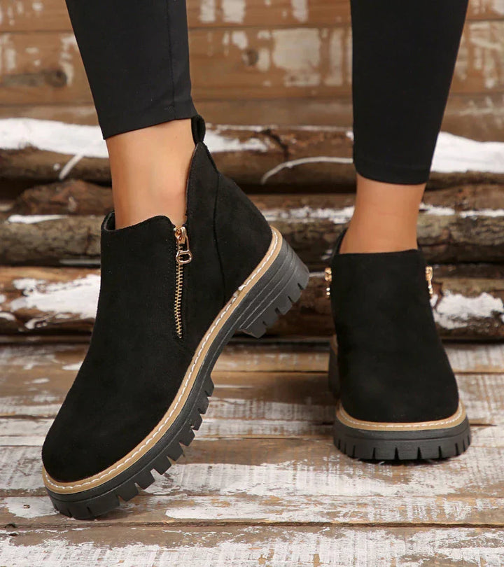 Alessia -Premium Leather Ankle Boots