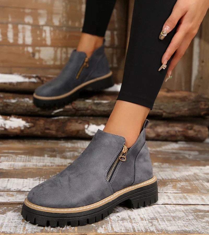Alessia -Premium Leather Ankle Boots