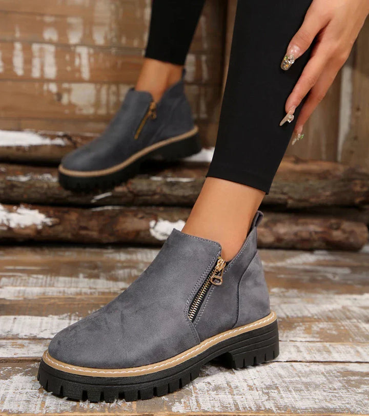 Alessia -Premium Leather Ankle Boots