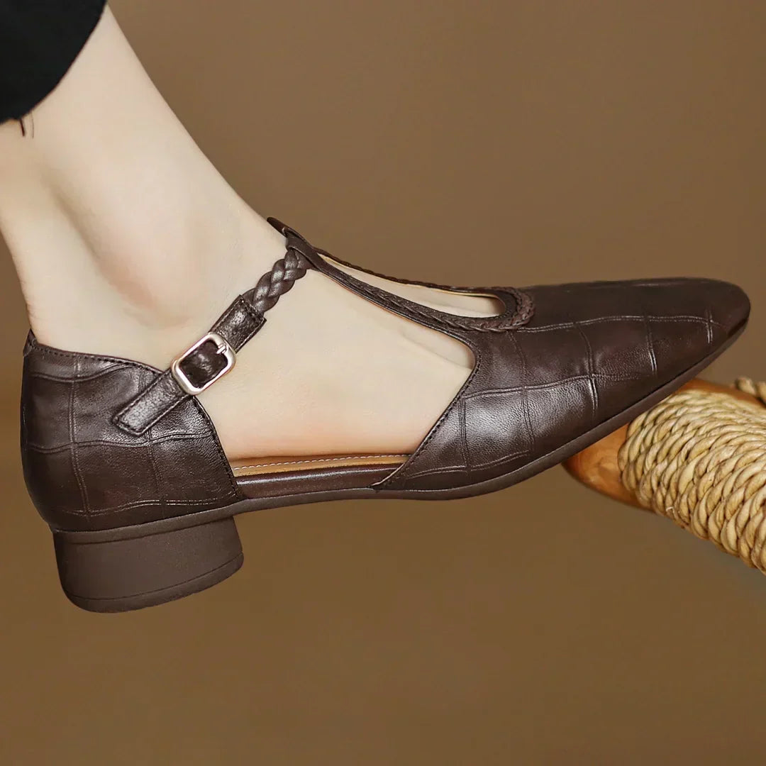 Mary Janes Leather Shoes