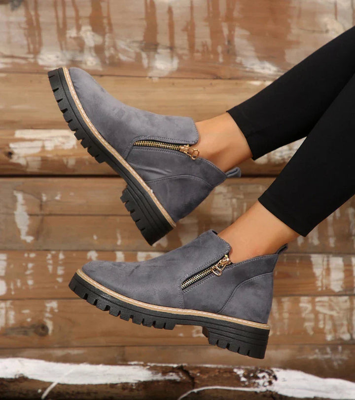Alessia -Premium Leather Ankle Boots