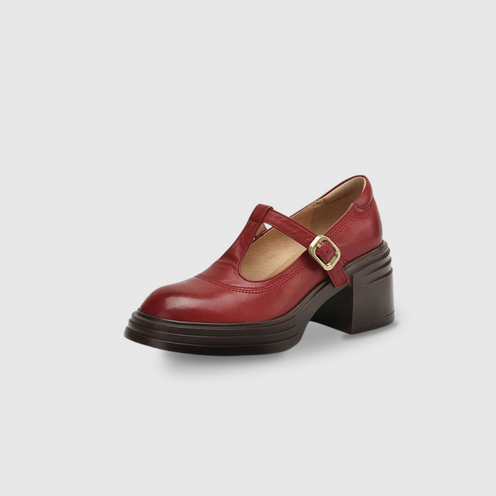 Leather Mary Janes