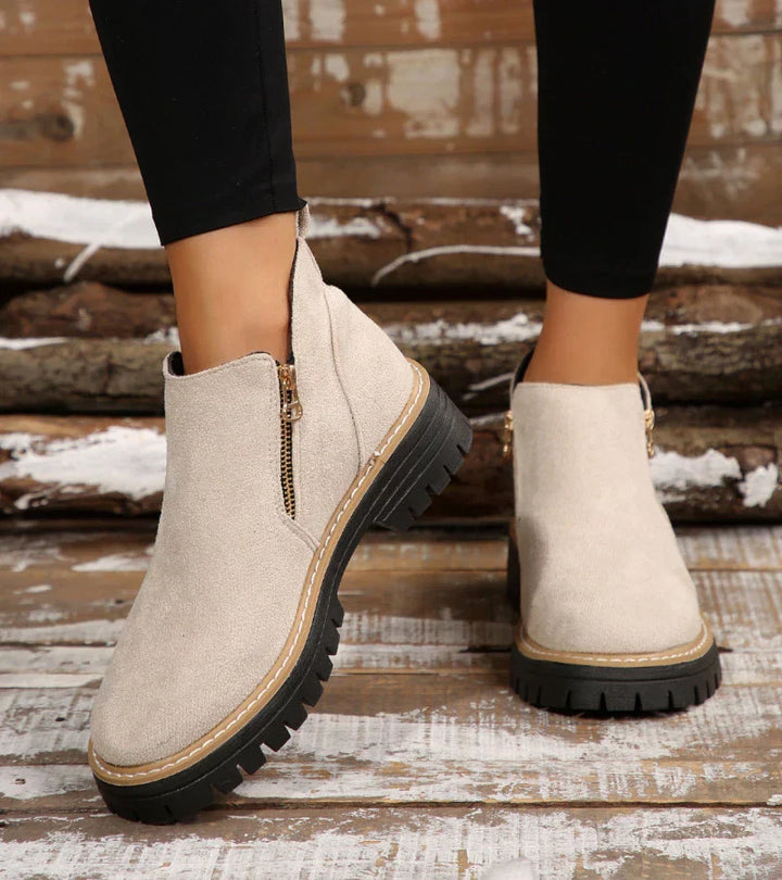 Alessia -Premium Leather Ankle Boots