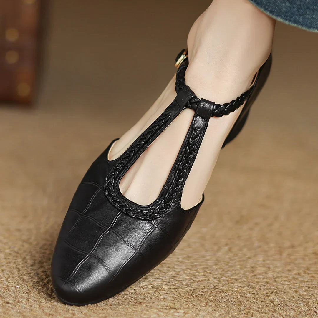 Mary Janes Leather Shoes