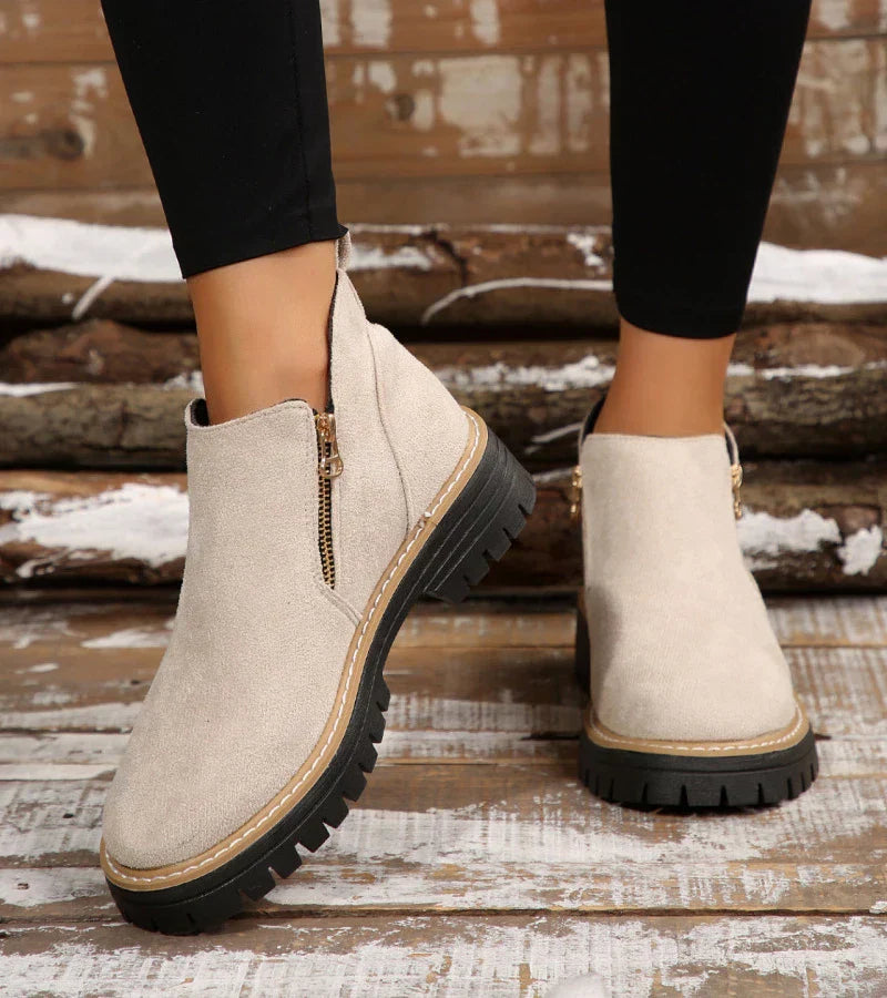 Alessia -Premium Leather Ankle Boots