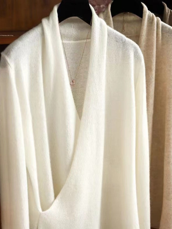 Cashmere Wrap Style Jumper