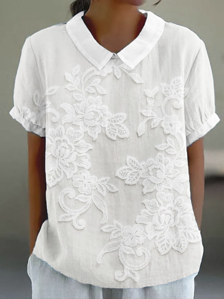 Amaris - Vintage Graphic Printed Shirt