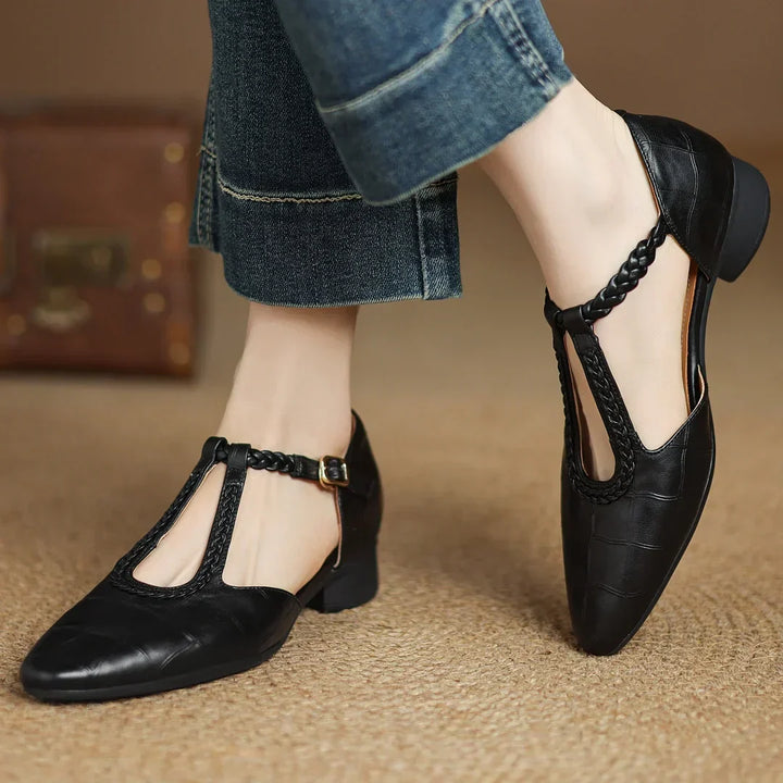 Mary Janes Leather Shoes