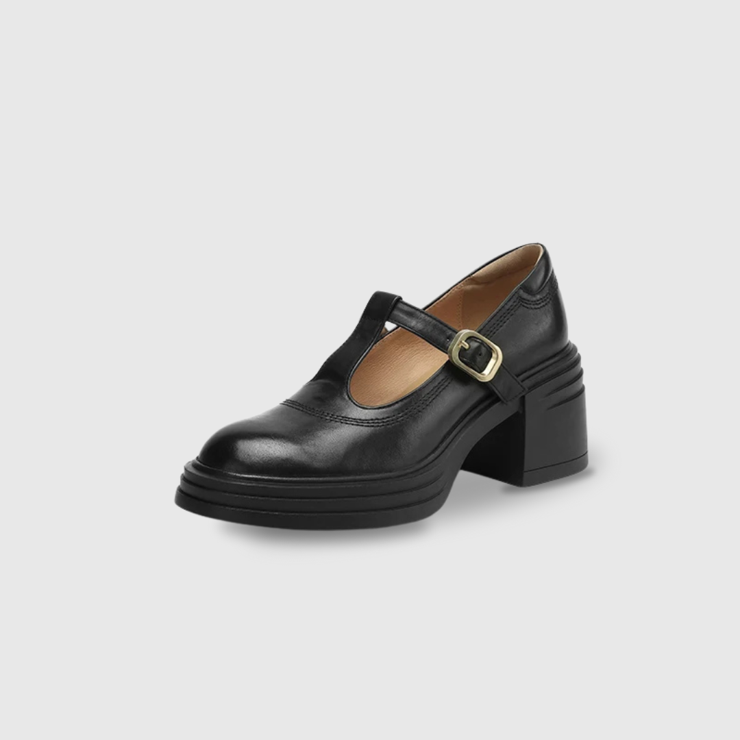 Leather Mary Janes