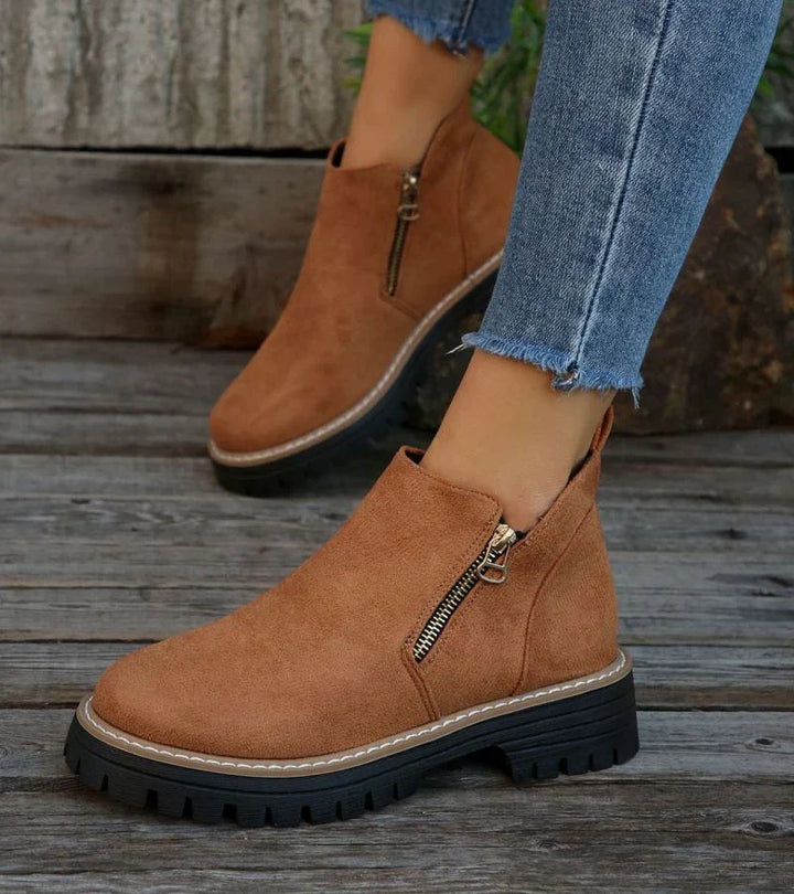 Alessia -Premium Leather Ankle Boots