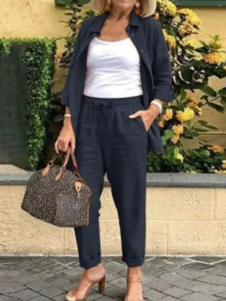 Henna - Long-Sleeved Shirt and Pants Set