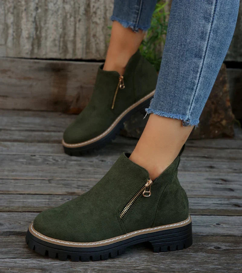 Alessia -Premium Leather Ankle Boots
