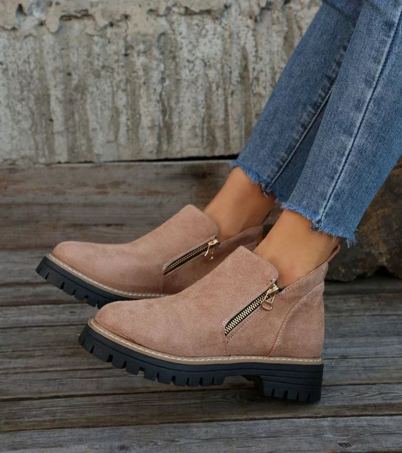 Alessia -Premium Leather Ankle Boots