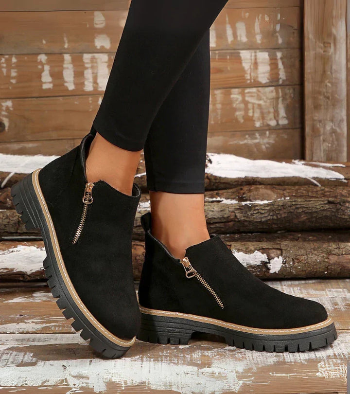 Alessia -Premium Leather Ankle Boots