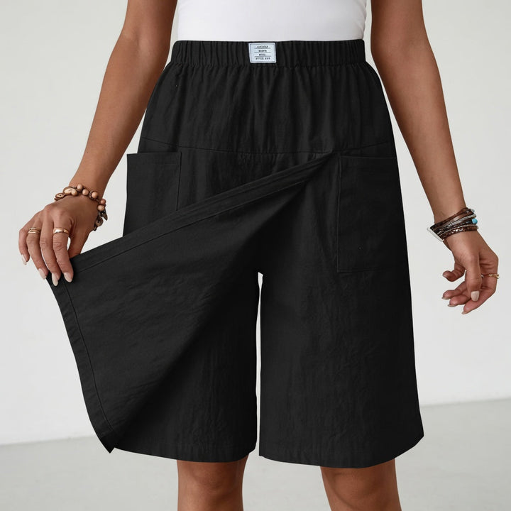 EaseMove™ Elastic Waist Skirt Shorts