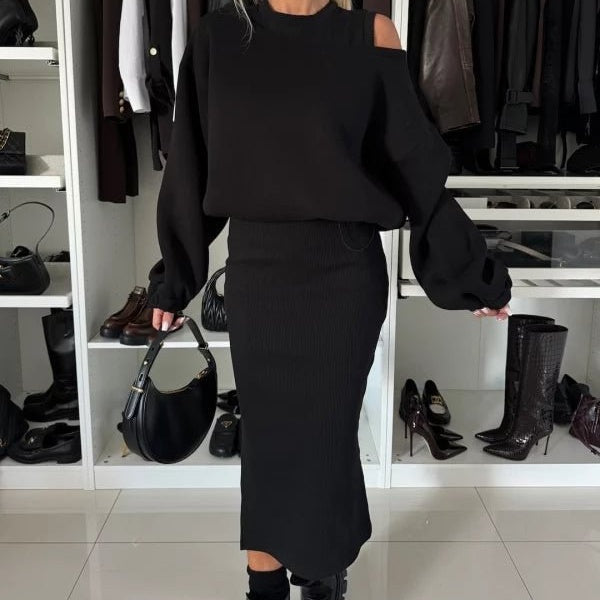 Velorie™ | Sweatshirt & Dress Set