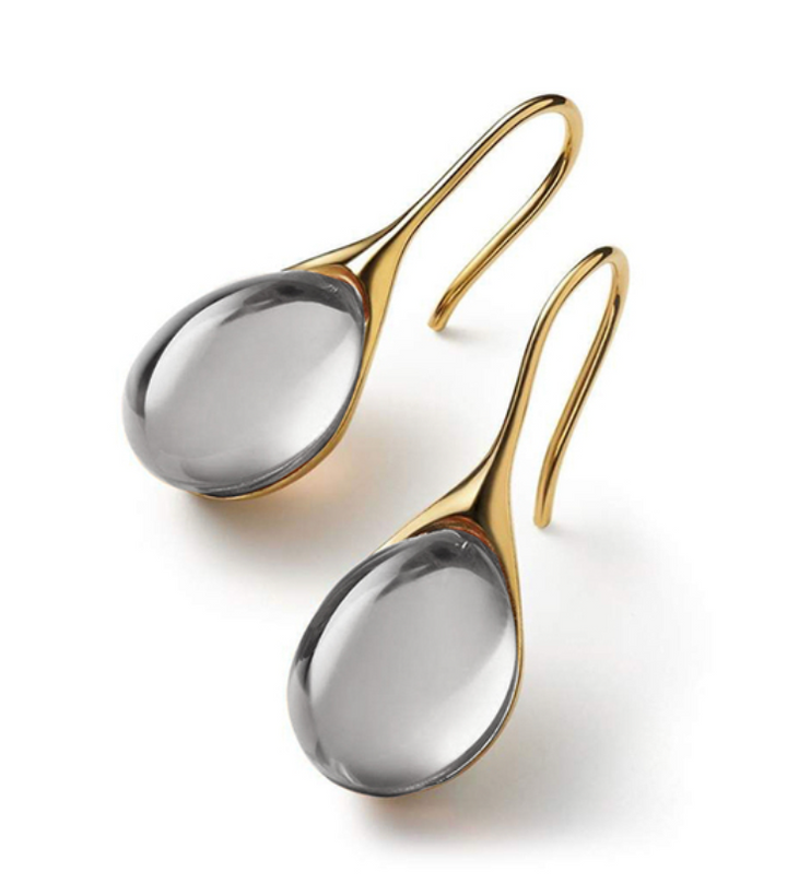 ROMY™ - Crystal Drop Earrings in Gold and Silver