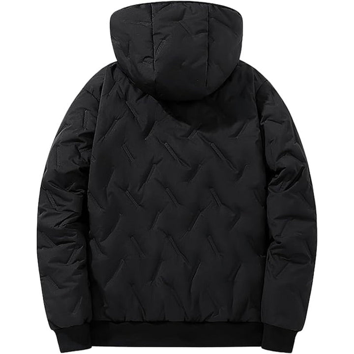 Insulated Jacket with Hood and Zipper