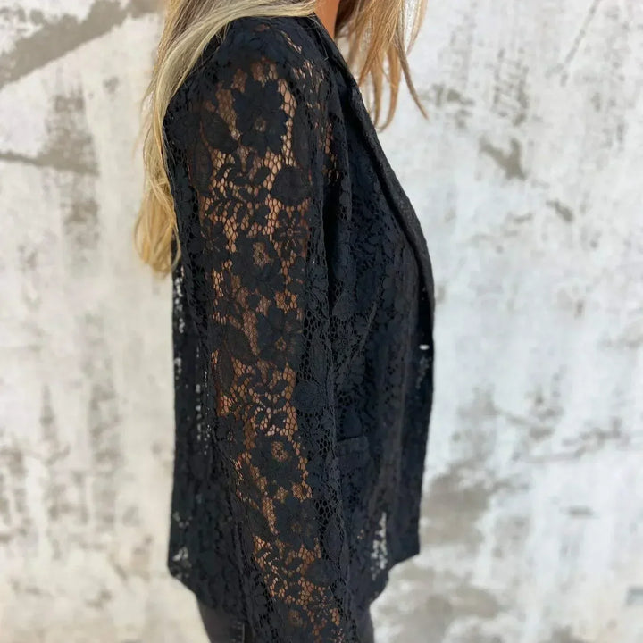 Lace Mesh Blazer for Women