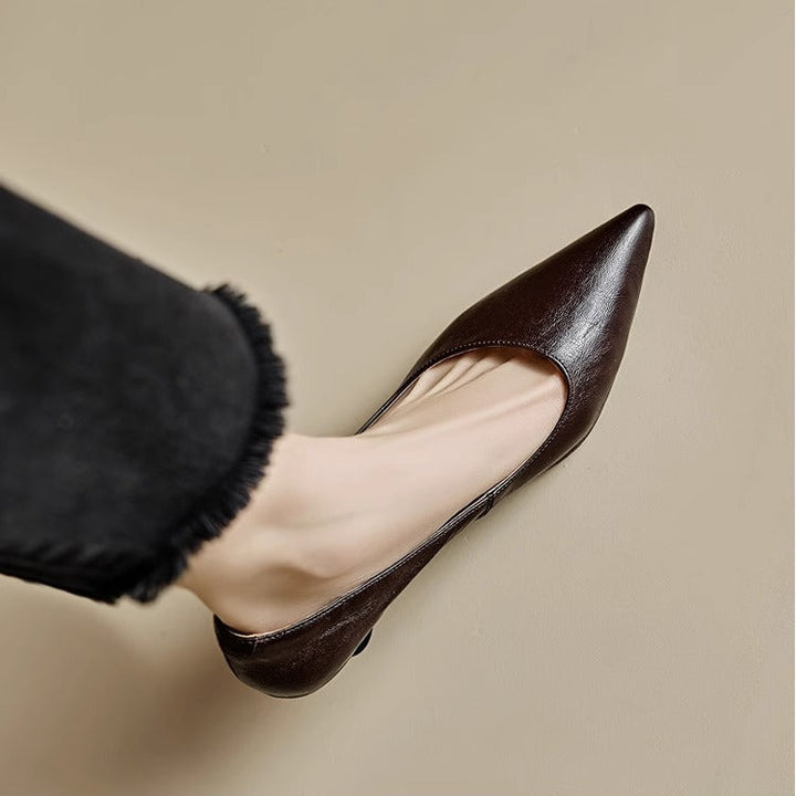 Leather Heels Mary