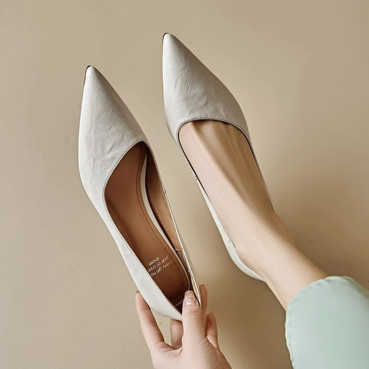 Leather Heels Mary