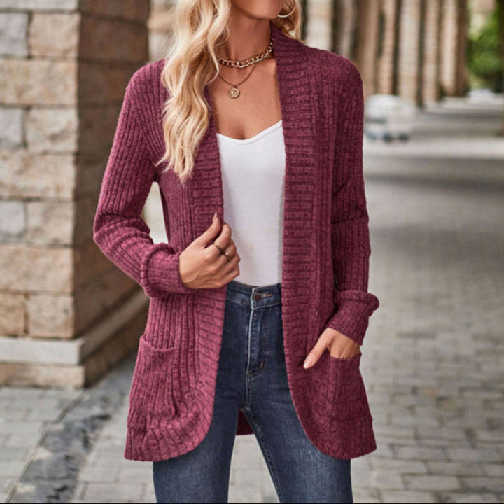 LUCILLE | Cozy Lightweight Long-Sleeve Open Front Cardigan