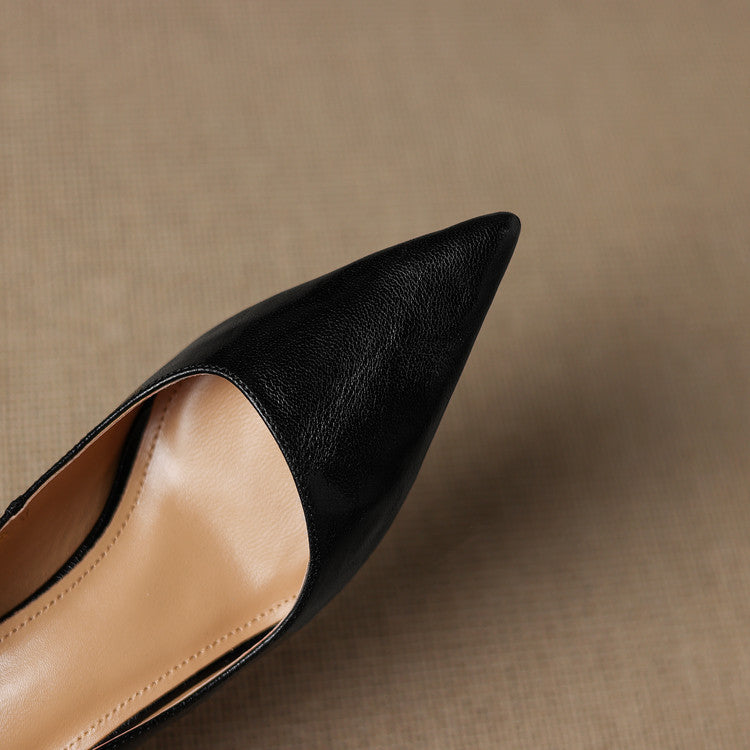 Leather Heels Mary