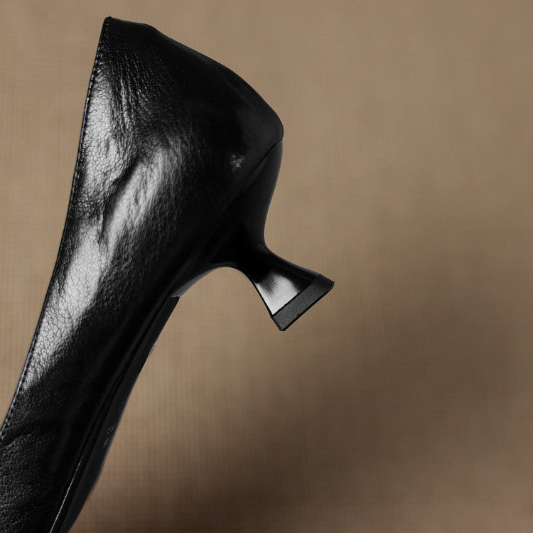 Leather Heels Mary