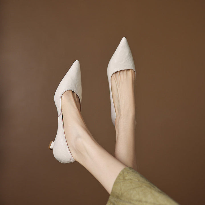 Leather Heels Mary