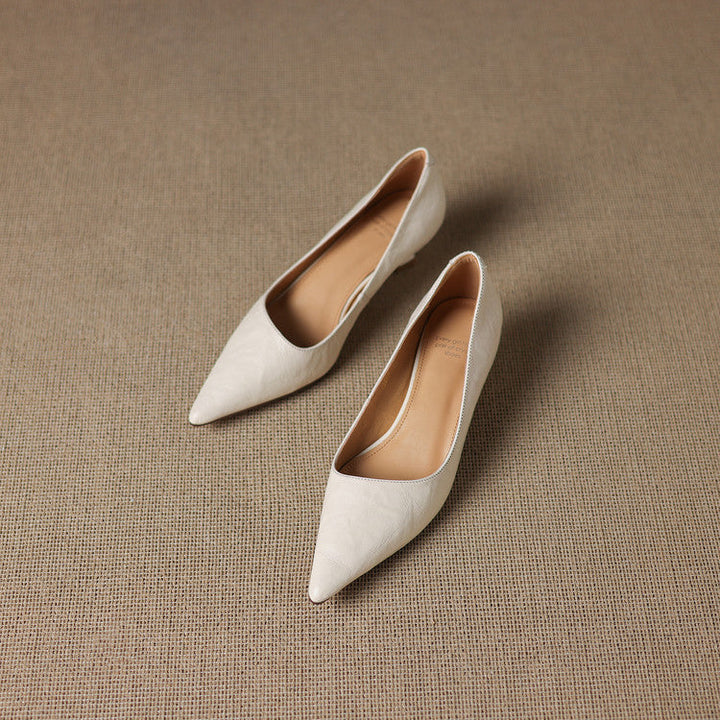 Leather Heels Mary