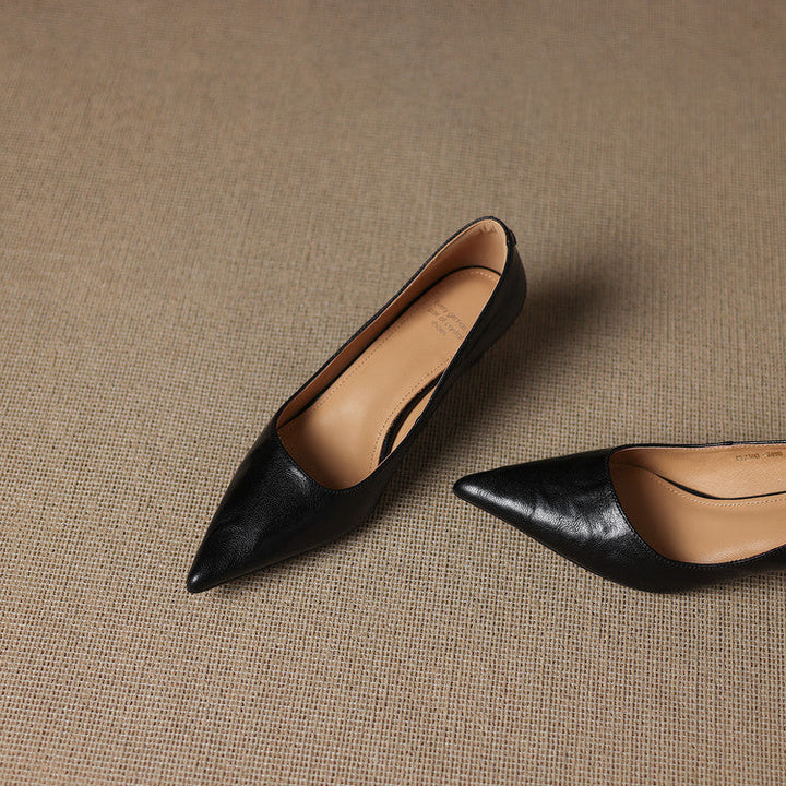 Leather Heels Mary