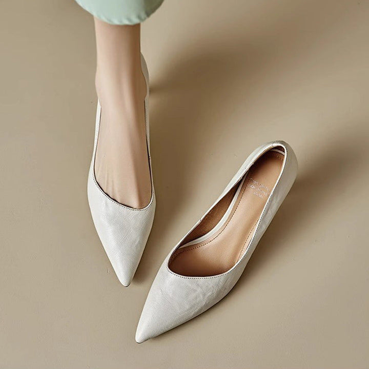 Leather Heels Mary