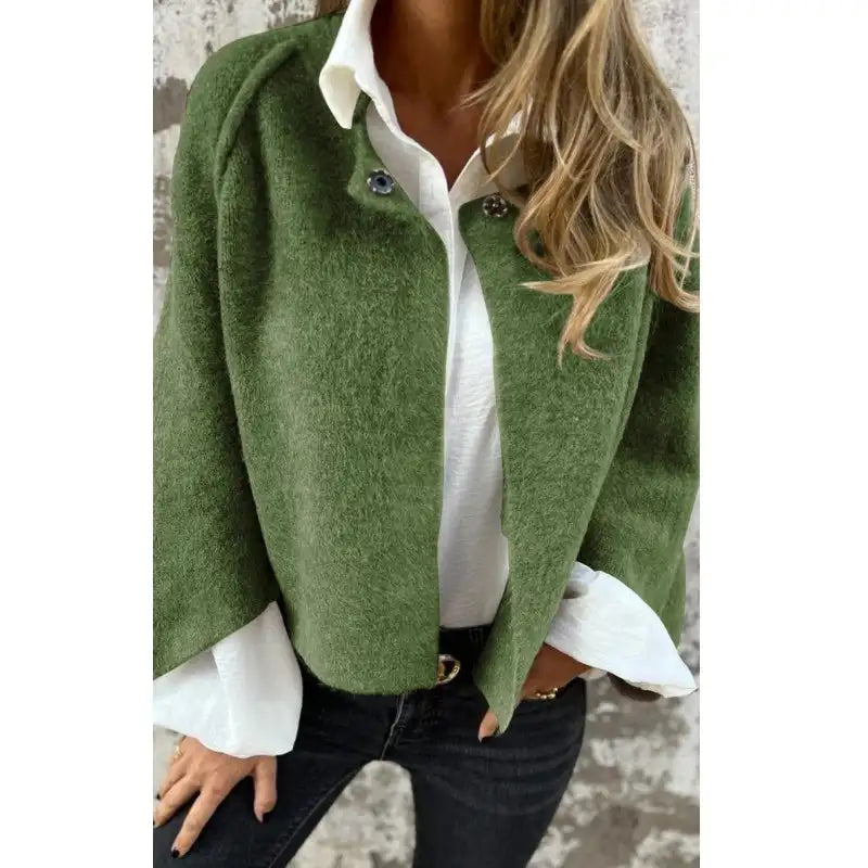 Tess™ | Premium Modern Wool Cardigan