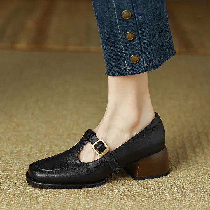 Premium Leather Mary Janes