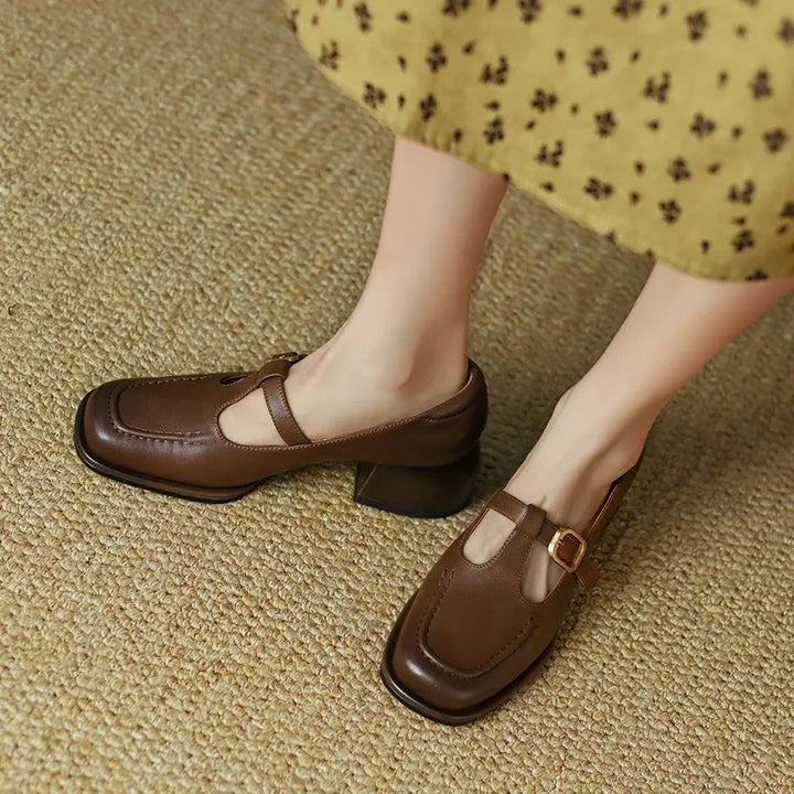 Premium Leather Mary Janes