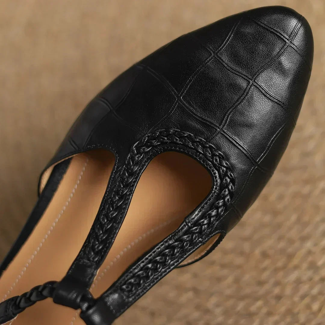 Mary Janes Leather Shoes