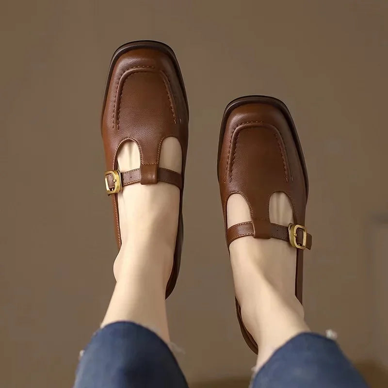 Premium Leather Mary Janes