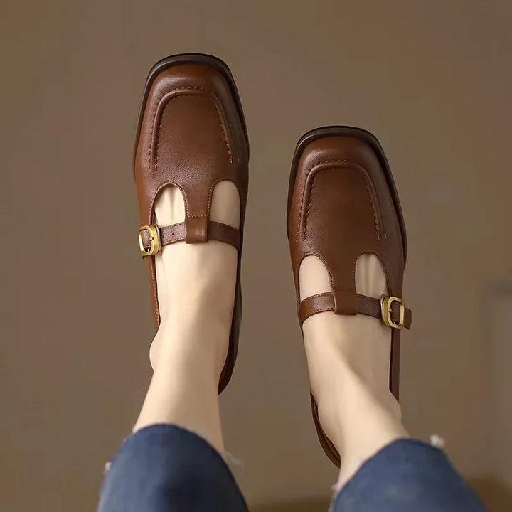 Premium Leather Mary Janes