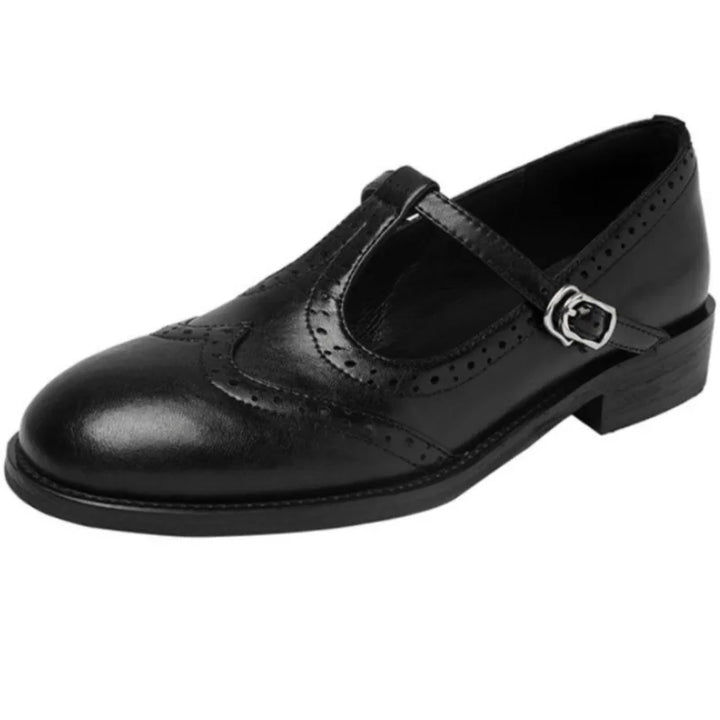Leather Mary Janes