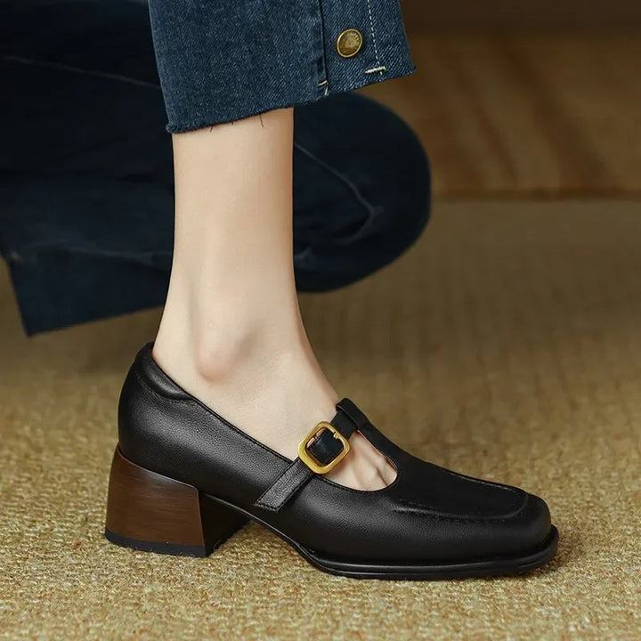 Premium Leather Mary Janes