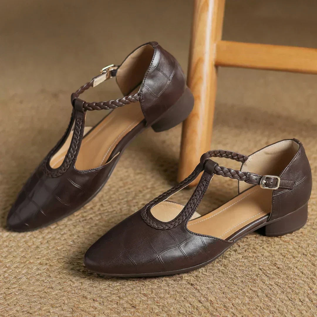 Mary Janes Leather Shoes