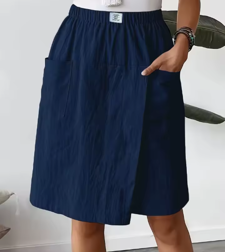 EaseMove™ Elastic Waist Skirt Shorts