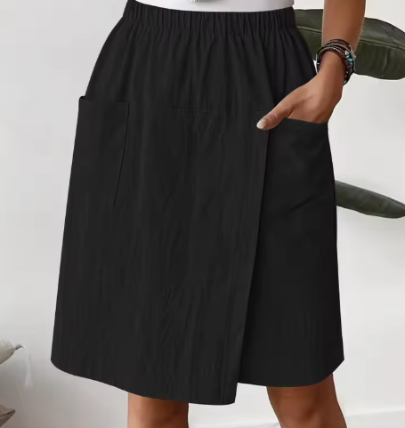 EaseMove™ Elastic Waist Skirt Shorts
