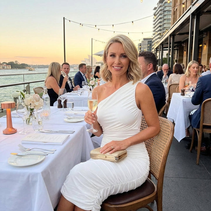 Sienna | One-Shoulder Confidence Midi Dress