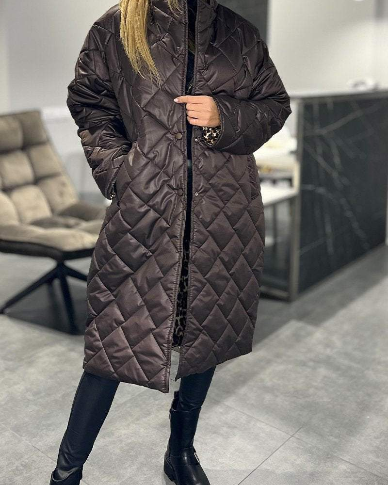 Zanira™ | Mid-Length Lapel Coat